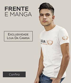 Estampar na manga da camisa de algodo